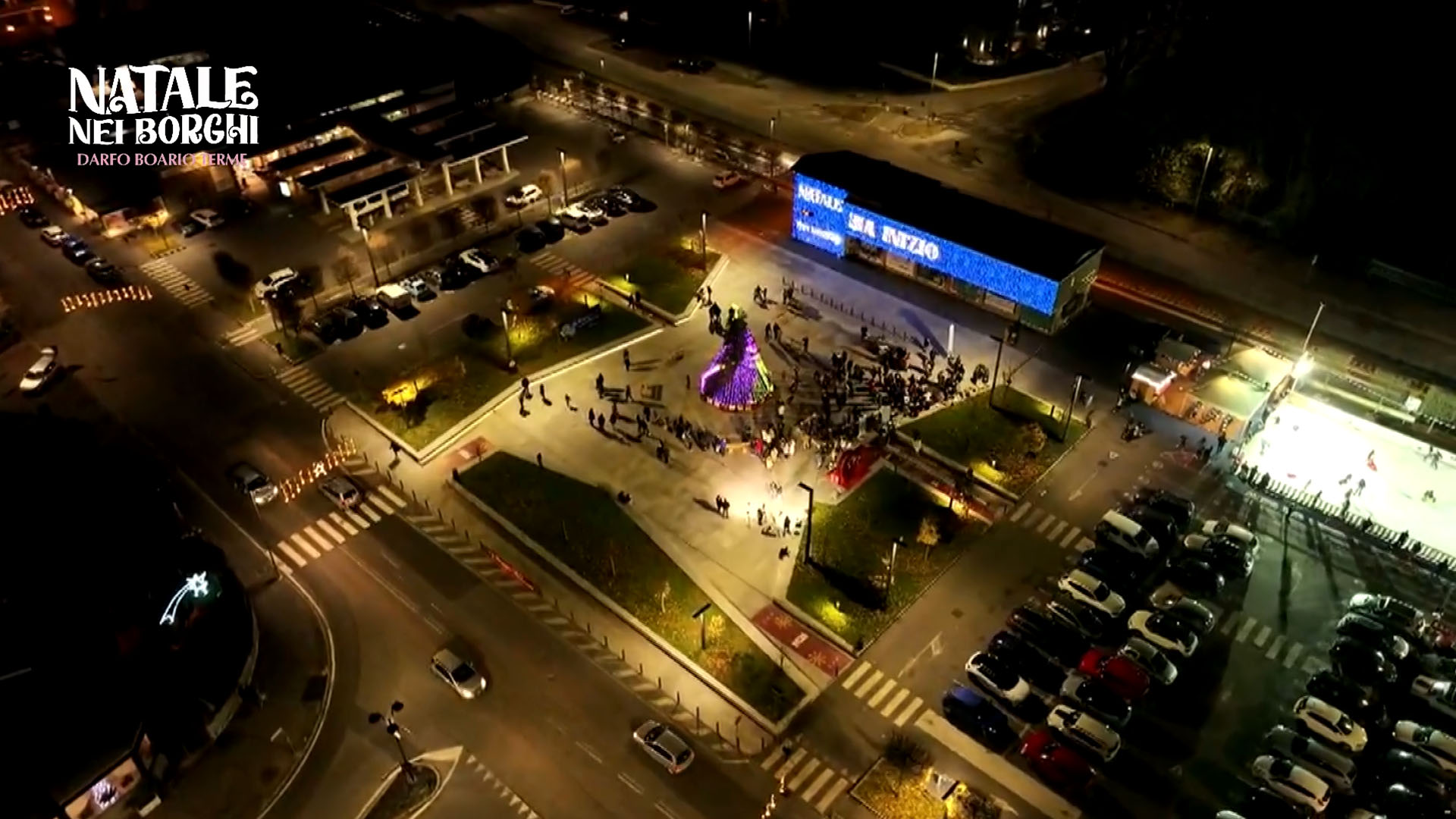 Accensione delle luminarie cittadine a Darfo Boario Terme